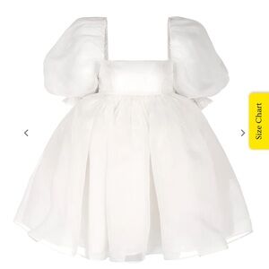 Selkie the Ivory Puff Dress